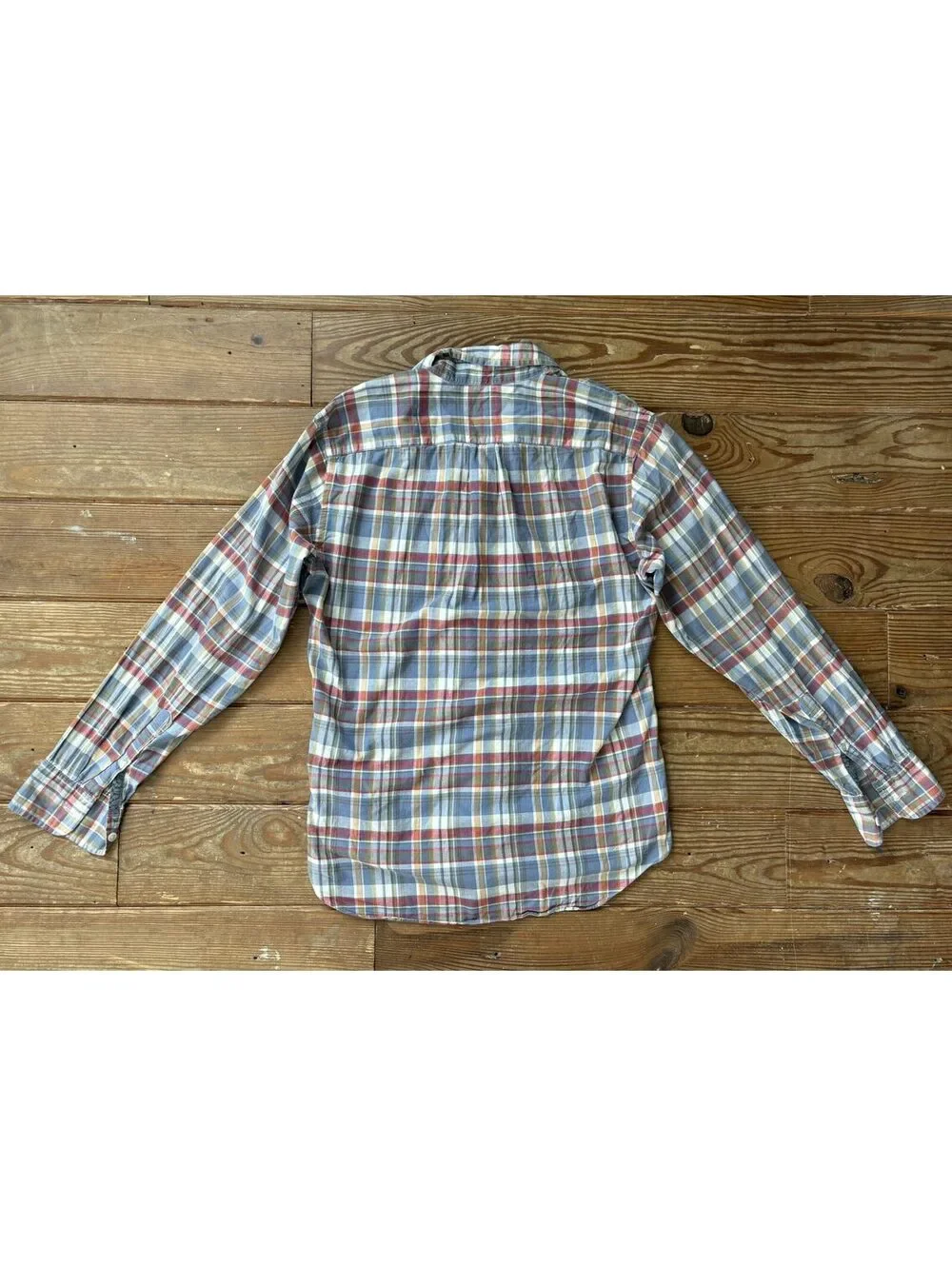 J.Crew Men's Tailored Plaid Button Down Shirt 100% Cotton Size Small
